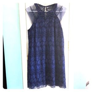 Royal blue cocktail dress